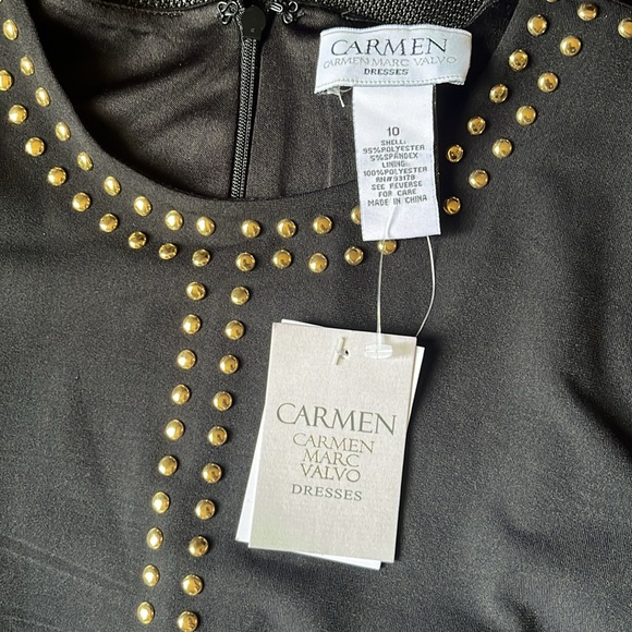 Carmen Marc Valvo Black dress - Picture 8 of 12